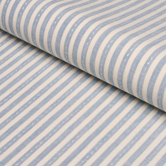 SCHUMACHER  NEW TRADITIONAL: PROVEN??AL MATHIS TICKING STRIPE PRINTS PRINTS SKY   - 180590