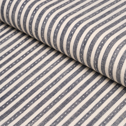 SCHUMACHER  NEW TRADITIONAL: PROVEN??AL MATHIS TICKING STRIPE PRINTS PRINTS CARBON   - 180592