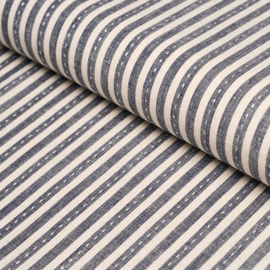 SCHUMACHER  NEW TRADITIONAL: PROVEN??AL MATHIS TICKING STRIPE PRINTS PRINTS CARBON   - 180592