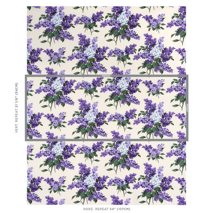 SCHUMACHER  JOHNSON HARTIG PROUST'S LILACS PRINTS PRINTS PURPLE   - 180621