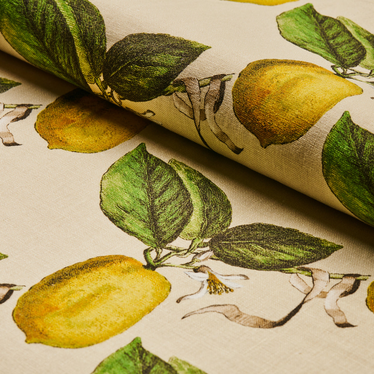 SCHUMACHER FABRIC  JOHNSON HARTIG LE CITRON   NATURAL   - 180632