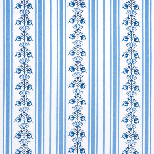 SCHUMACHER  MARIE-ANNE OUDEJANS DELFT STRIPE PRINTS PRINTS CORNFLOWER BLUE   - 180660