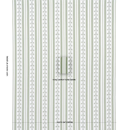 SCHUMACHER  MARIE-ANNE OUDEJANS DELFT STRIPE PRINTS PRINTS GREEN   - 180661