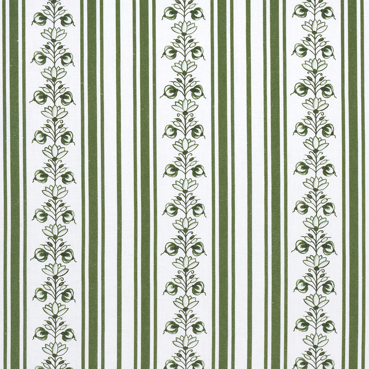 SCHUMACHER  MARIE-ANNE OUDEJANS DELFT STRIPE PRINTS PRINTS GREEN   - 180661
