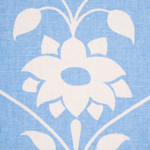 SCHUMACHER  MARIE-ANNE OUDEJANS JAIPUR MUGHAL FLOWER   Cornflower Blue   - 180681