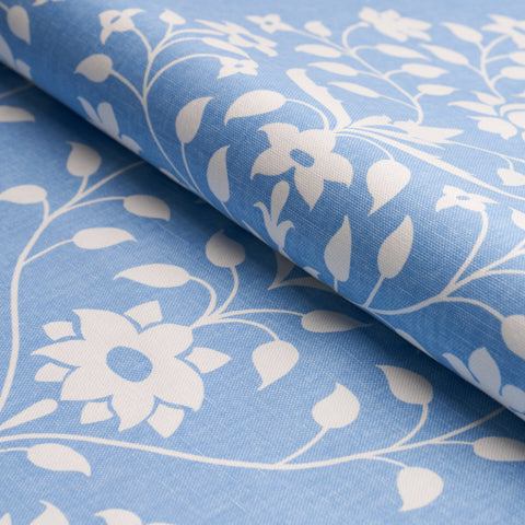 SCHUMACHER  MARIE-ANNE OUDEJANS JAIPUR MUGHAL FLOWER   Cornflower Blue   - 180681