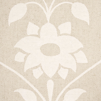 SCHUMACHER  MARIE-ANNE OUDEJANS JAIPUR MUGHAL FLOWER   Ivory On Natural   - 180682