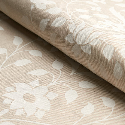 SCHUMACHER  MARIE-ANNE OUDEJANS JAIPUR MUGHAL FLOWER   Ivory On Natural   - 180682