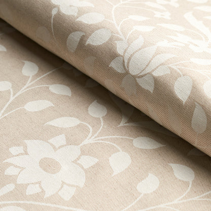SCHUMACHER  MARIE-ANNE OUDEJANS JAIPUR MUGHAL FLOWER   Ivory On Natural   - 180682