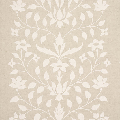 SCHUMACHER  MARIE-ANNE OUDEJANS JAIPUR MUGHAL FLOWER   Ivory On Natural   - 180682