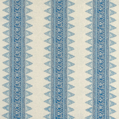 SCHUMACHER FABRIC  MARK D. SIKES FOXGLOVE INDOOR/OUTDOOR   INDIGO   - 180721