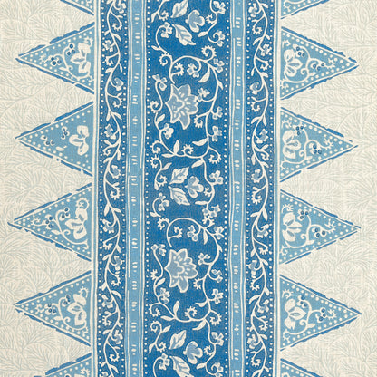 SCHUMACHER FABRIC  MARK D. SIKES FOXGLOVE INDOOR/OUTDOOR   INDIGO   - 180721