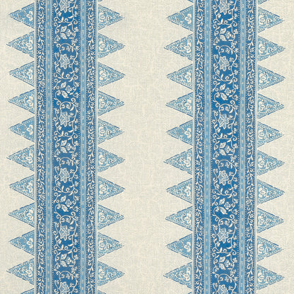 SCHUMACHER FABRIC  MARK D. SIKES FOXGLOVE INDOOR/OUTDOOR   INDIGO   - 180721