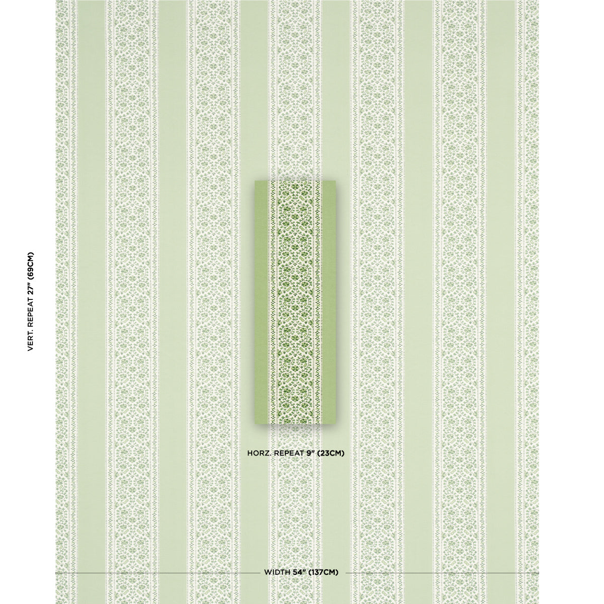 SCHUMACHER  MOON RIVER JASMINE INDOOR/OUTDOOR PRINTS,HIGH PERFORMANCE,INDOOR/OUTDOOR PRINTS,HIGH PERFORMANCE,INDOOR/OUTDOOR LEAF GREEN   - 180741