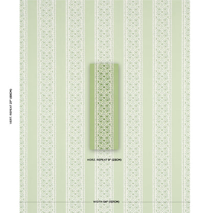 SCHUMACHER  MOON RIVER JASMINE INDOOR/OUTDOOR PRINTS,HIGH PERFORMANCE,INDOOR/OUTDOOR PRINTS,HIGH PERFORMANCE,INDOOR/OUTDOOR LEAF GREEN   - 180741