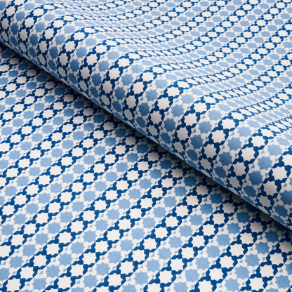 SCHUMACHER  MARK D. SIKES POSY INDOOR/OUTDOOR PRINTS,HIGH PERFORMANCE,INDOOR/OUTDOOR PRINTS,HIGH PERFORMANCE,INDOOR/OUTDOOR INDIGO   - 180750