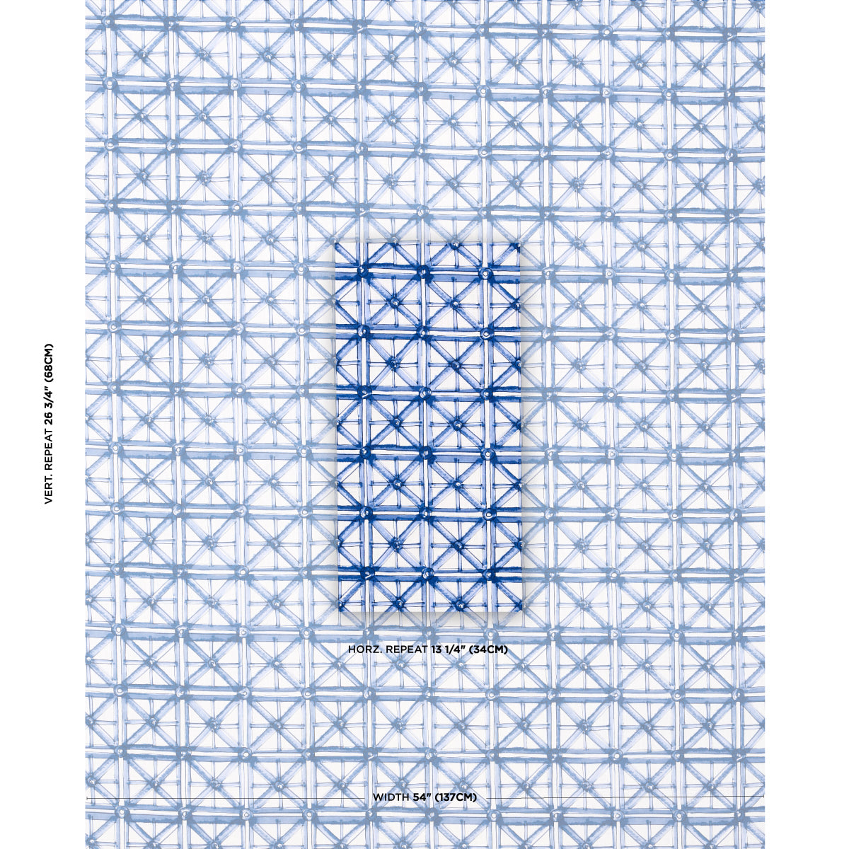 SCHUMACHER  MARY MCDONALD PORTAIL FRANCAIS INDOOR/OUTDOOR PRINTS,INDOOR/OUTDOOR,HIGH PERFORMANCE PRINTS,INDOOR/OUTDOOR,HIGH PERFORMANCE NAVY   - 180770