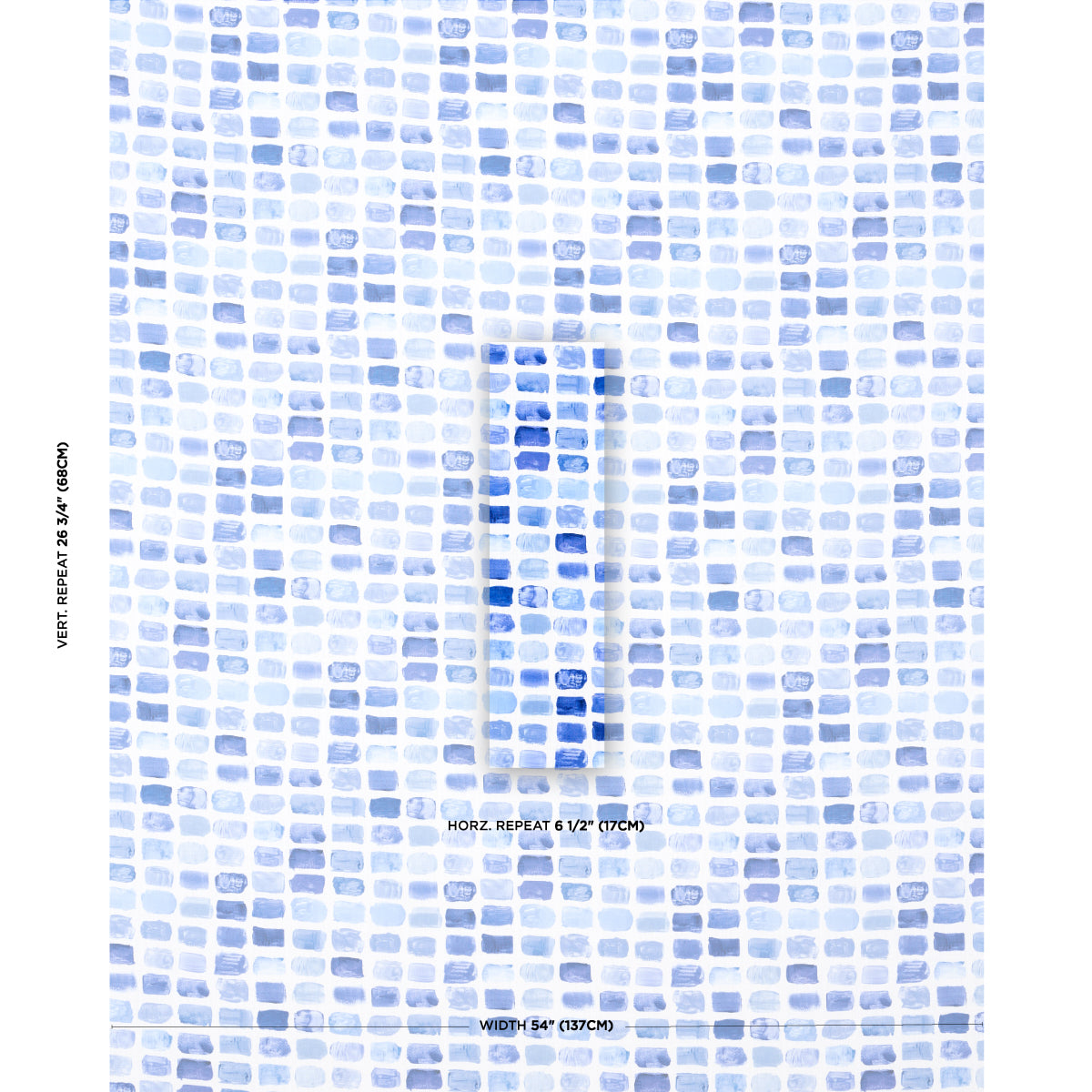 SCHUMACHER  MARY MCDONALD PALETTE INDOOR/OUTDOOR PATTERN WOVENS,HIGH PERFORMANCE,INDOOR/OUTDOOR PATTERN WOVENS,HIGH PERFORMANCE,INDOOR/OUTDOOR LAPIS   - 180780