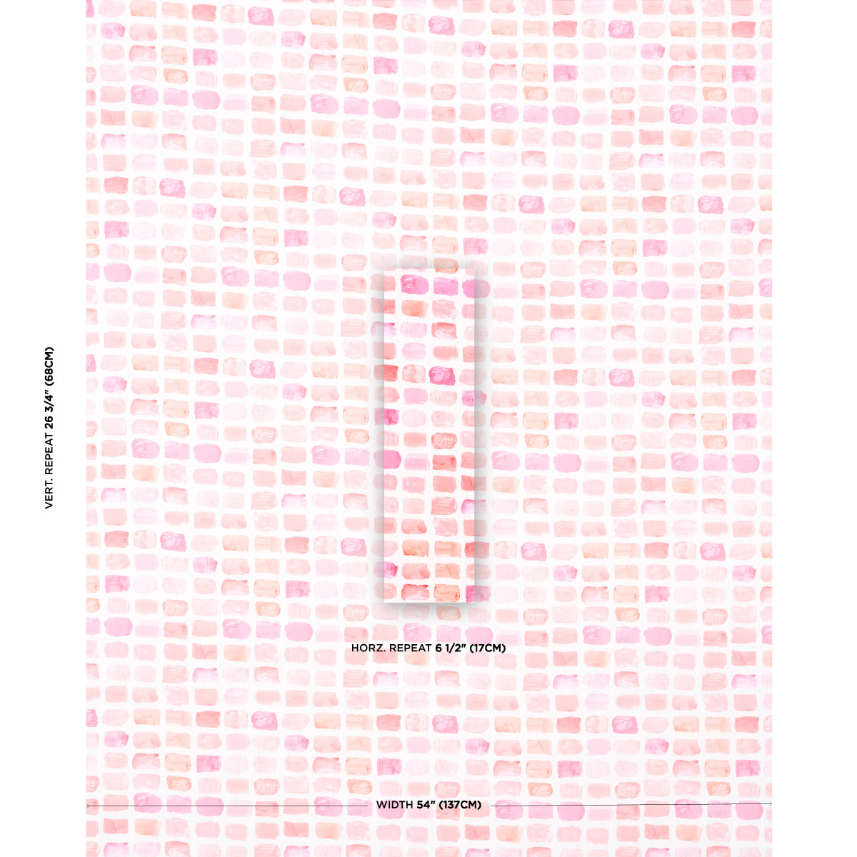 SCHUMACHER FABRIC  MARY MCDONALD PALETTE INDOOR/OUTDOOR   BLUSH   - 180782