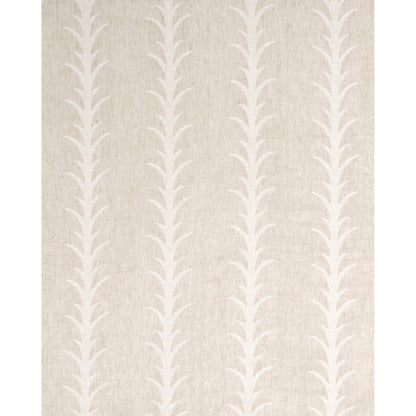SCHUMACHER  ESSENTIALS: SHEERS & CASEMENTS ACANTHUS STRIPE SHEER SHEERS & CASEMENTS SHEERS & CASEMENTS TAUPE   - 180800
