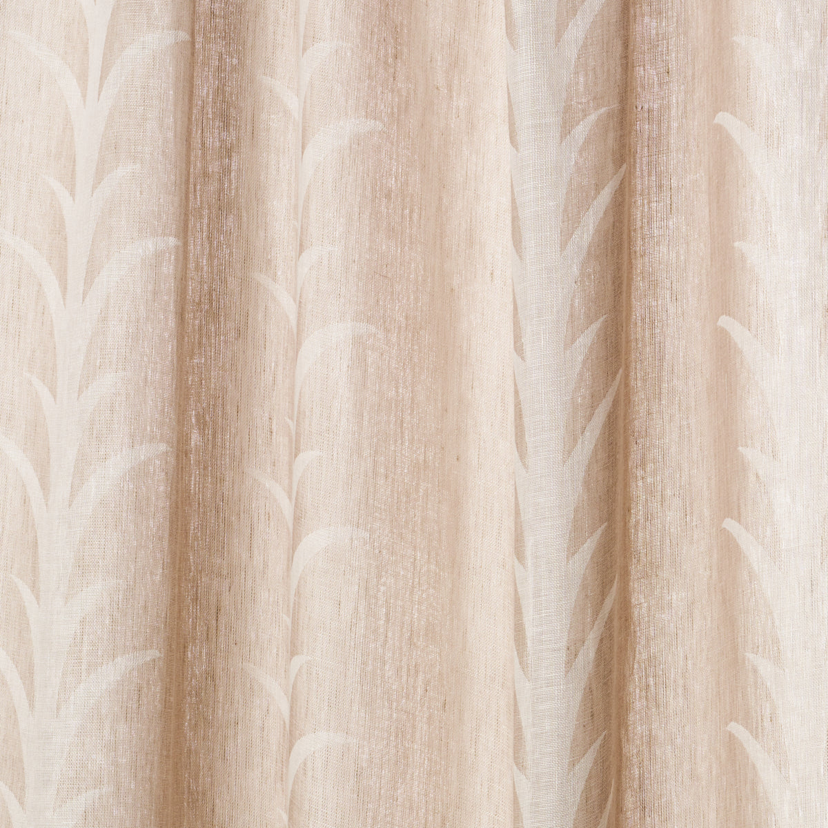 SCHUMACHER  ESSENTIALS: SHEERS & CASEMENTS ACANTHUS STRIPE SHEER SHEERS & CASEMENTS SHEERS & CASEMENTS TAUPE   - 180800