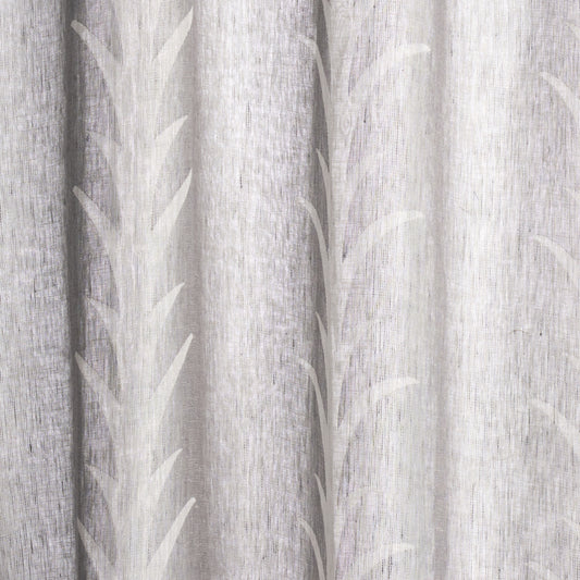 SCHUMACHER  ESSENTIALS: SHEERS & CASEMENTS ACANTHUS STRIPE SHEER SHEERS & CASEMENTS SHEERS & CASEMENTS CARBON   - 180801