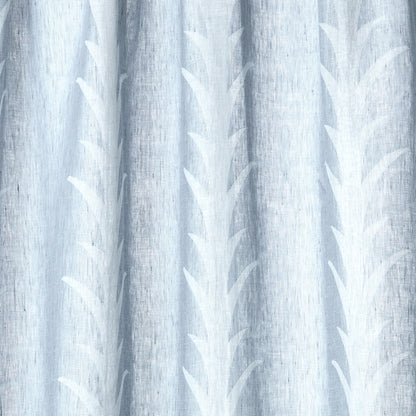 SCHUMACHER  ESSENTIALS: SHEERS & CASEMENTS ACANTHUS STRIPE SHEER SHEERS & CASEMENTS SHEERS & CASEMENTS SLATE   - 180802