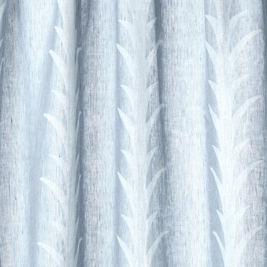 SCHUMACHER  ESSENTIALS: SHEERS & CASEMENTS ACANTHUS STRIPE SHEER SHEERS & CASEMENTS SHEERS & CASEMENTS SLATE   - 180802