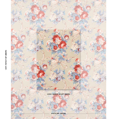 SCHUMACHER  NEW OLD-FASHIONED QUEENIES FLORAL CHINTZ PRINTS PRINTS CHELSEA GARDEN   - 180811