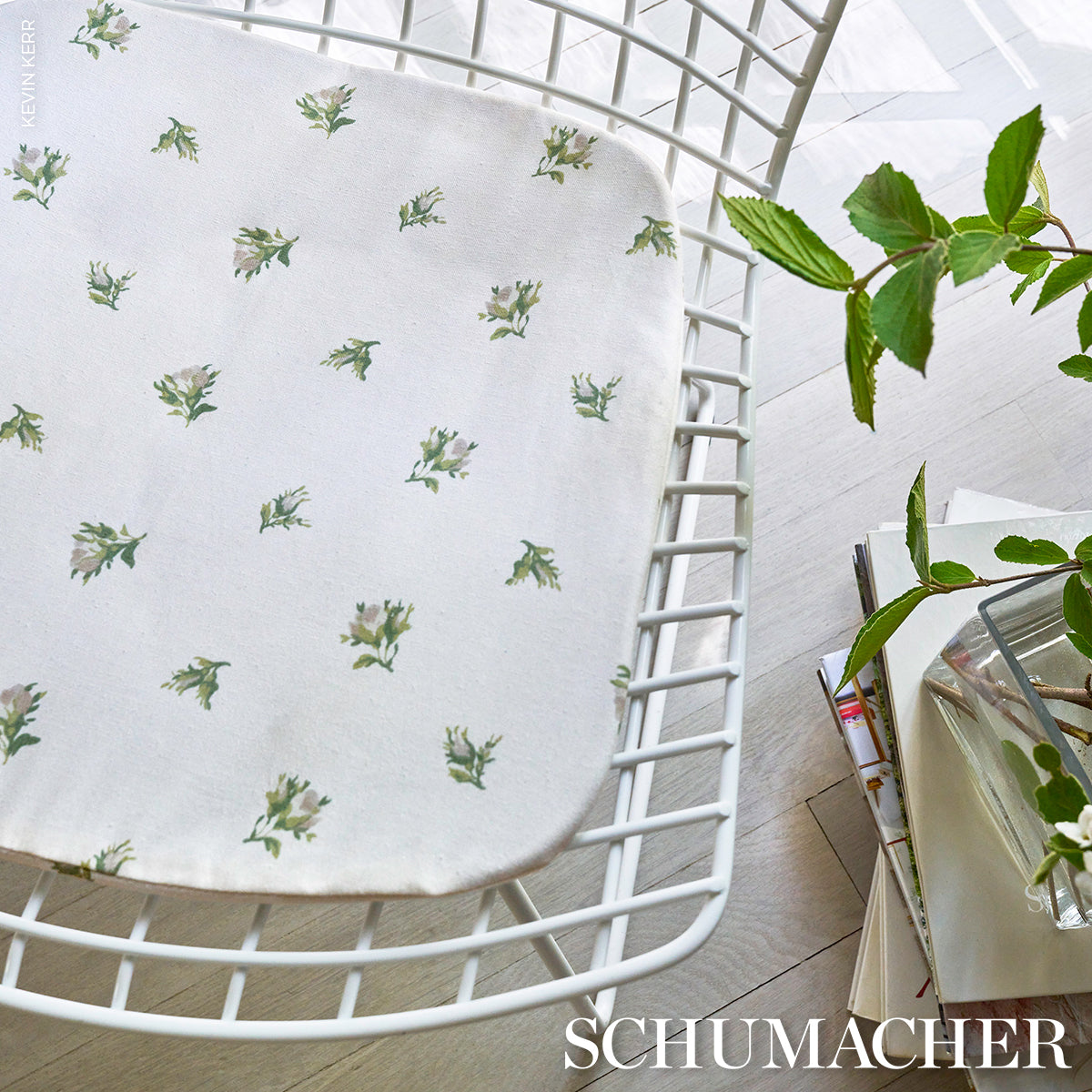 SCHUMACHER  NEW OLD-FASHIONED MARGIE FLORAL   Gris   - 180842