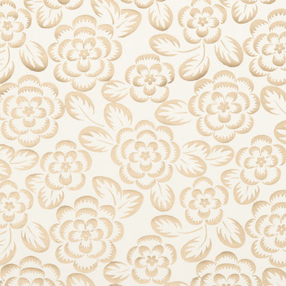 SCHUMACHER  REGINE ANGELICA FLORAL PRINTS PRINTS CHAMPAGNE , IVORY   - 180870