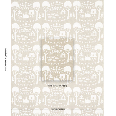 SCHUMACHER  YANKEE DOODLE DANDY FARM SCENE   Neutral   - 180882