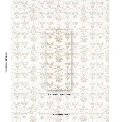 SCHUMACHER  FOLLY COVE GEORGIA WILDFLOWERS PRINTS PRINTS NEUTRAL   - 180891