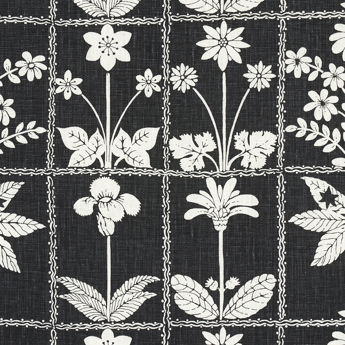 SCHUMACHER  FOLLY COVE GEORGIA WILDFLOWERS   Black   - 180893