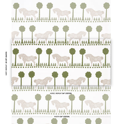 SCHUMACHER  FOLLY COVE POLKA DOT PONY   Olive   - 180900