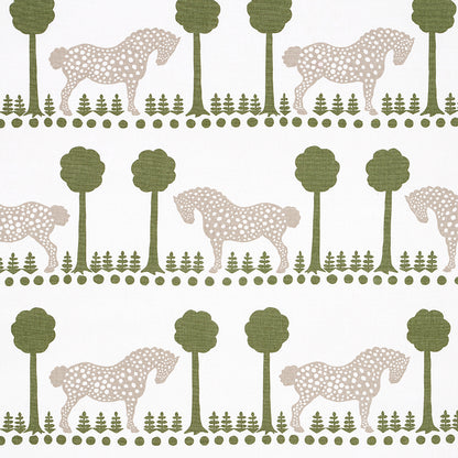 SCHUMACHER  FOLLY COVE POLKA DOT PONY   Olive   - 180900