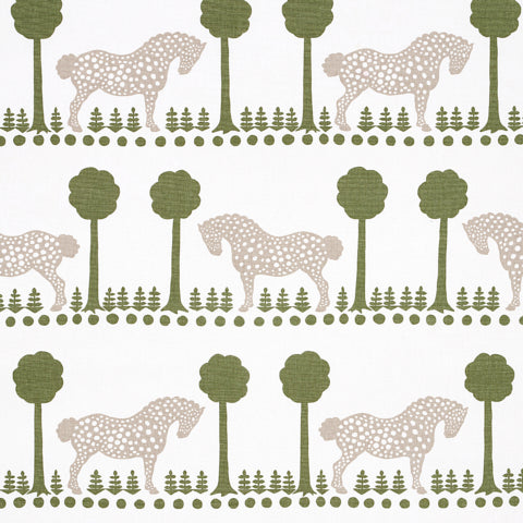 SCHUMACHER  FOLLY COVE POLKA DOT PONY   Olive   - 180900