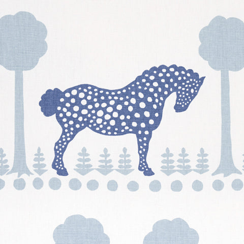 SCHUMACHER  FOLLY COVE POLKA DOT PONY   Blue   - 180901