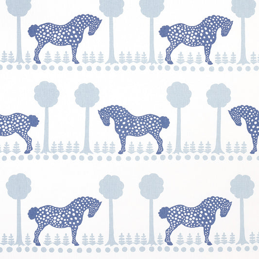 SCHUMACHER  FOLLY COVE POLKA DOT PONY   Blue   - 180901