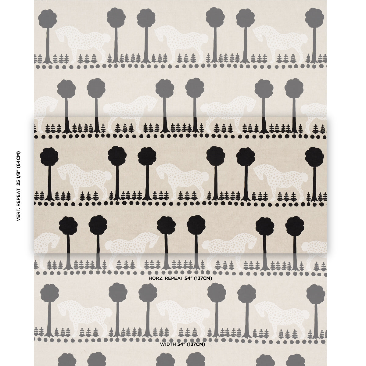 SCHUMACHER  FOLLY COVE POLKA DOT PONY   Natural   - 180902