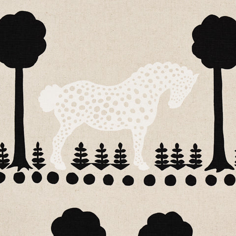 SCHUMACHER  FOLLY COVE POLKA DOT PONY   Natural   - 180902
