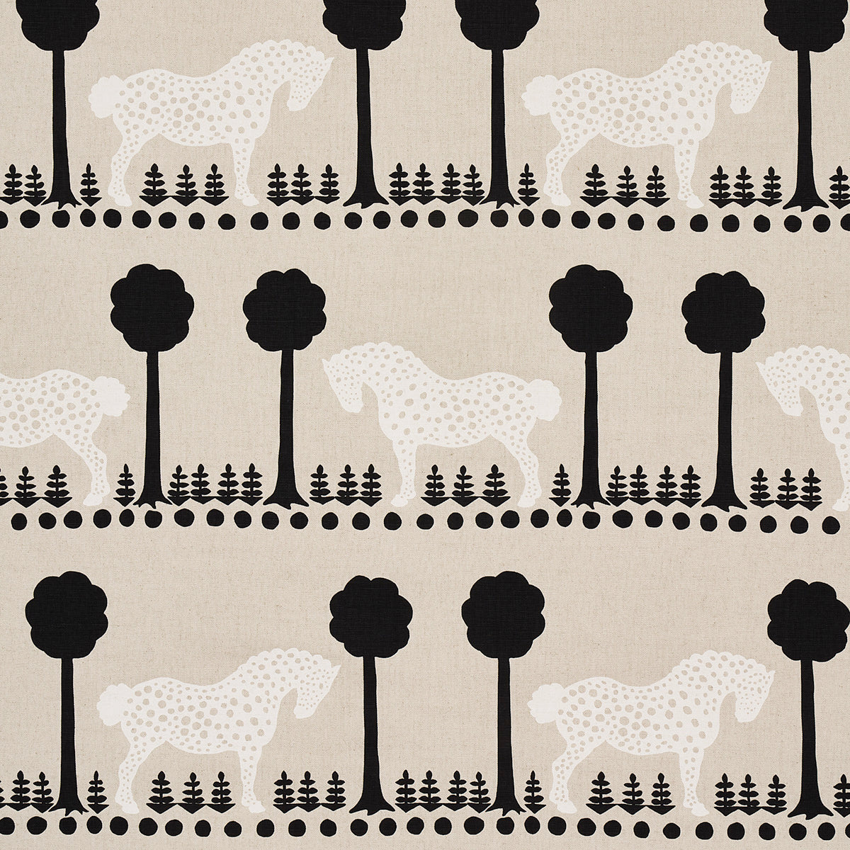 SCHUMACHER  FOLLY COVE POLKA DOT PONY   Natural   - 180902