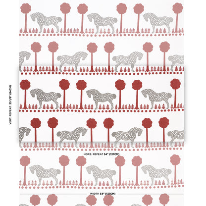 SCHUMACHER  FOLLY COVE POLKA DOT PONY   Red   - 180903