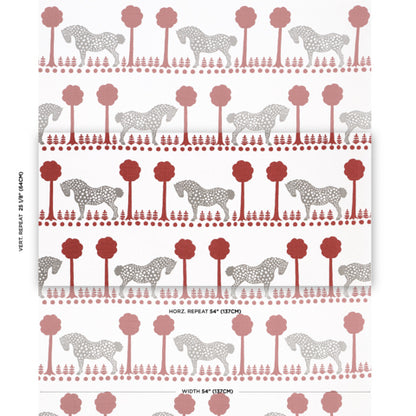 SCHUMACHER  FOLLY COVE POLKA DOT PONY   Red   - 180903