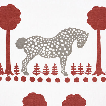 SCHUMACHER  FOLLY COVE POLKA DOT PONY   Red   - 180903