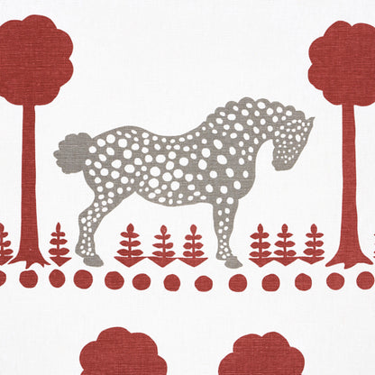 SCHUMACHER  FOLLY COVE POLKA DOT PONY   Red   - 180903