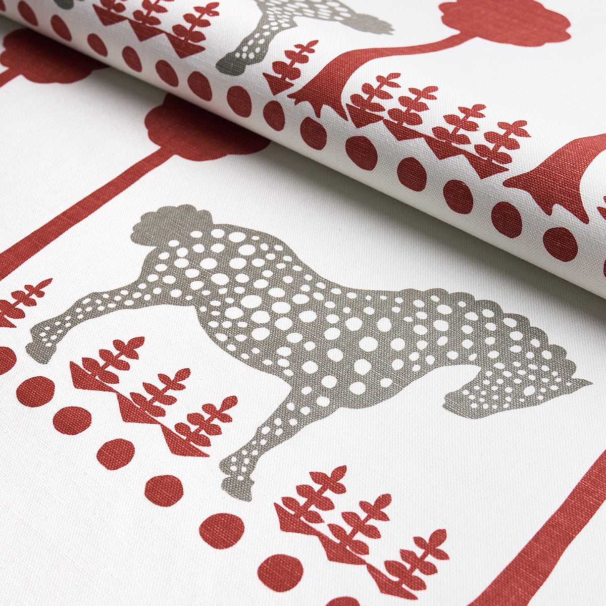 SCHUMACHER  FOLLY COVE POLKA DOT PONY   Red   - 180903