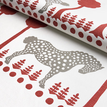 SCHUMACHER  FOLLY COVE POLKA DOT PONY   Red   - 180903