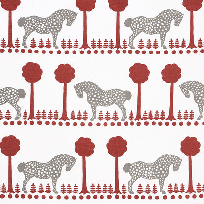 SCHUMACHER  FOLLY COVE POLKA DOT PONY   Red   - 180903