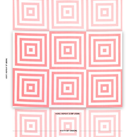 SCHUMACHER  ISOLA INDOOR/OUTDOOR ROXBURY INDOOR/OUTDOOR   Coral   - 180923